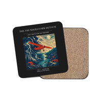 Thumbnail for The Thunderstorm Detour - Designed Coasters design on black 1-piece