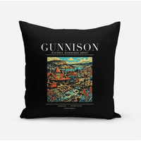 Thumbnail for GUNNISON - Poster - Pillow - Black