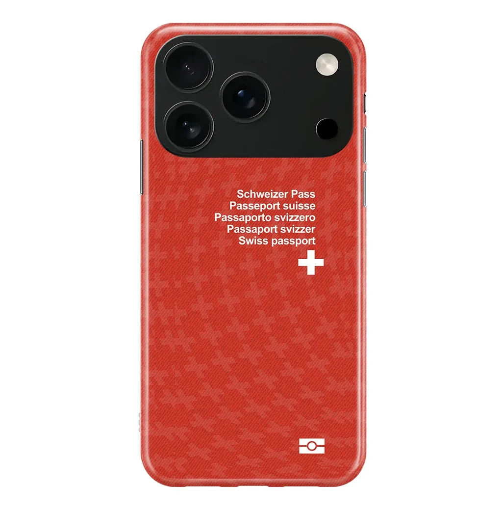 Switzerland Passport iPhone Case