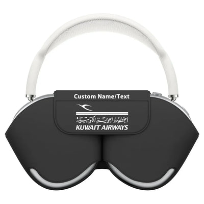 Kuwait Airways Airlines aviation print AirPods Max case, fits AirPods Max.
