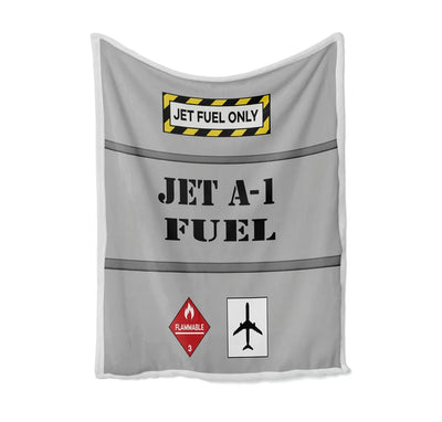 Jet Fuel Only Bed Blankets & aviation print on soft fleece blanket.