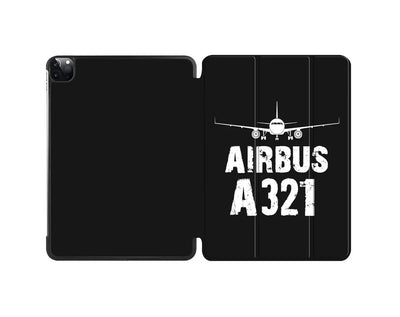 Airbus A321 & Plane aviation print iPad case, fits iPad.