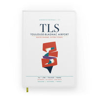 Thumbnail for Toulouse-Blagnac Airport (TLS) design on white notebook