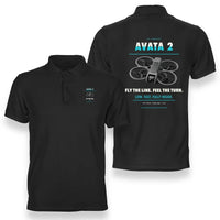 Thumbnail for DJI Avata 2 design on black polo