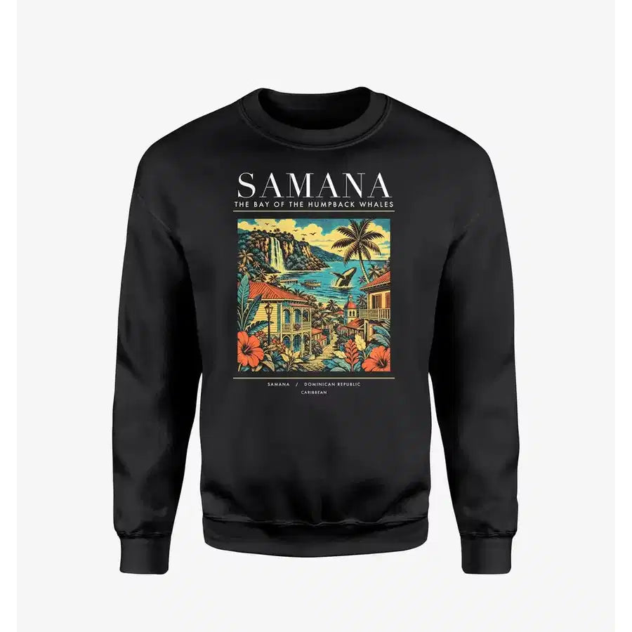 SAMANA - Poster - Sweatshirt - Black