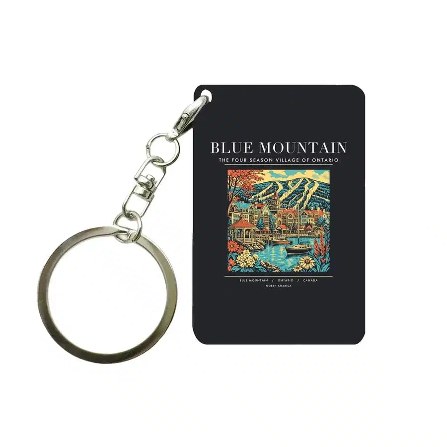 BLUE MOUNTAIN - Poster - Key Chain - Black