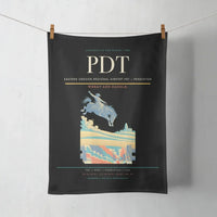 Thumbnail for Eastern Oregon Regional Airport (PDT) design on black towel