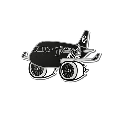 Air New Zealand Airbus A321 NEO ALL BLACKS aviation design airplane sticker in weather-resistant vinyl.