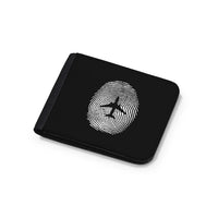 Thumbnail for Aviation Finger Print aviation wallet in leather.