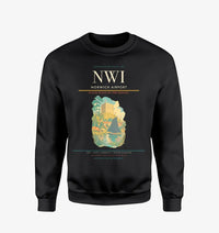 Thumbnail for Norwich Airport (NWI) design on black sweatshirt