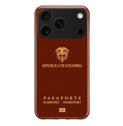 Colombia Passport iPhone Case