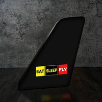 Thumbnail for Eat Sleep Fly (Colourful) Led Aircraft Tail aviation themed 3D aircraft tail lamp, premium acrylic with LED.