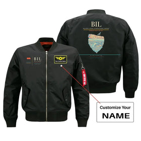 Billings Logan International Airport (BIL) Bomber Jacket