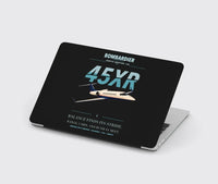 Thumbnail for Bombardier Learjet 45XR design on black MacBook case