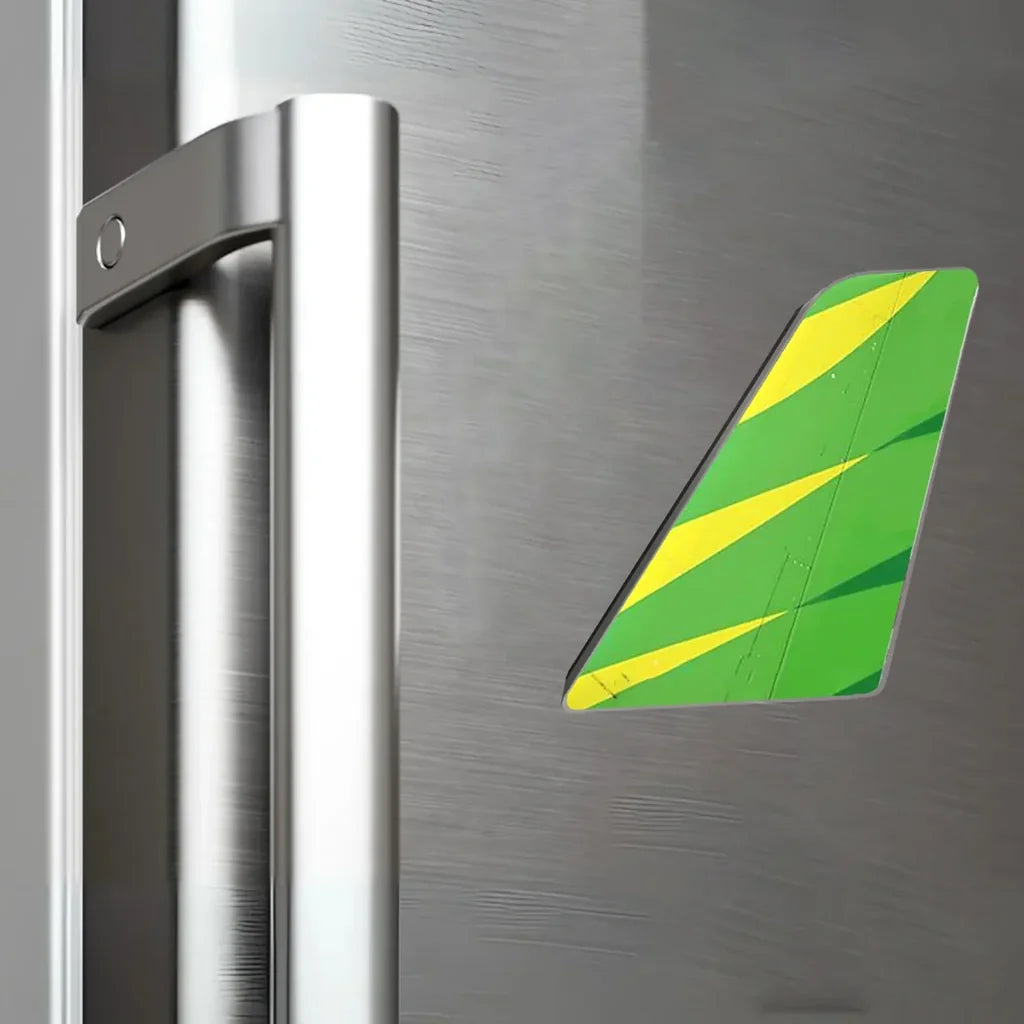 Citilink Airlines aviation design tail magnet in 3D metal with magnetic back.