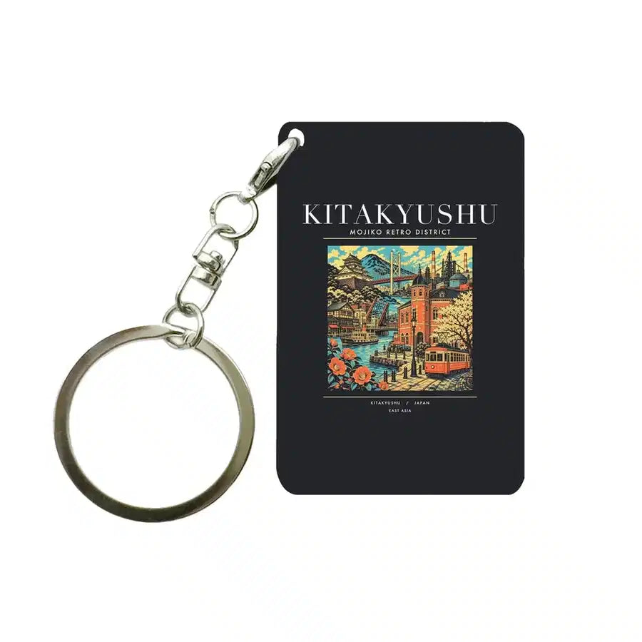 KITAKYUSHU - Poster - Key Chain - Black