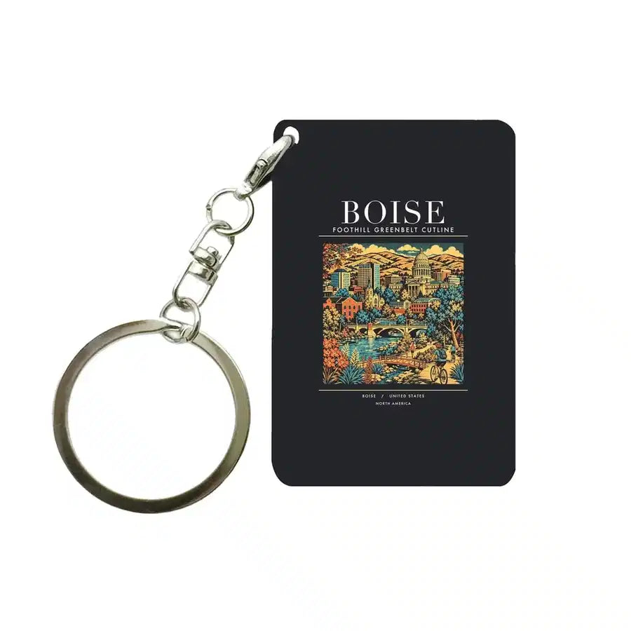 BOISE - Poster - Key Chain - Black