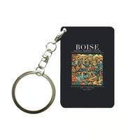 Thumbnail for BOISE - Poster - Key Chain - Black