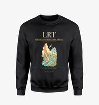 Thumbnail for Lorient South Brittany Airport (LRT) design on black sweatshirt