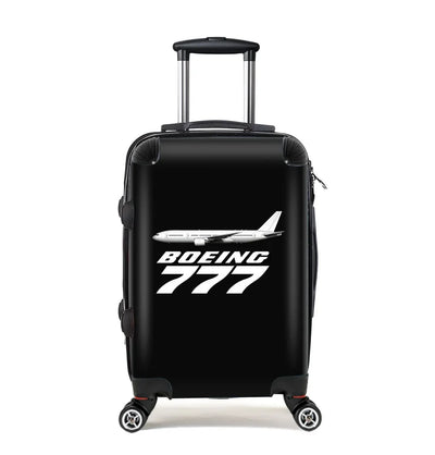 The Boeing 777 Cabin Size aviation design luggage, durable shell construction.
