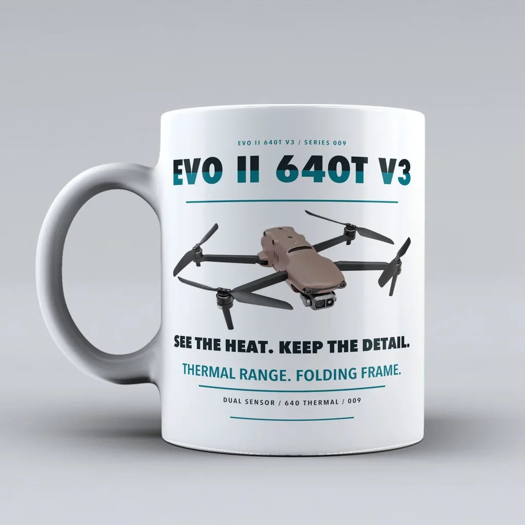 EVO II Dual 640T V3 Mug design on white autel