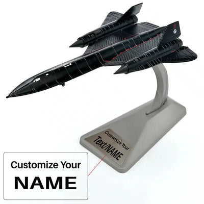 1/200 Scale (16CM) SR-71A Lockheed Blackbird Surveillance Fighter Airplane Model aviation themed military aircraft model, die.