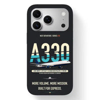 Thumbnail for Airbus A330-300P2F Case design on black iphone case