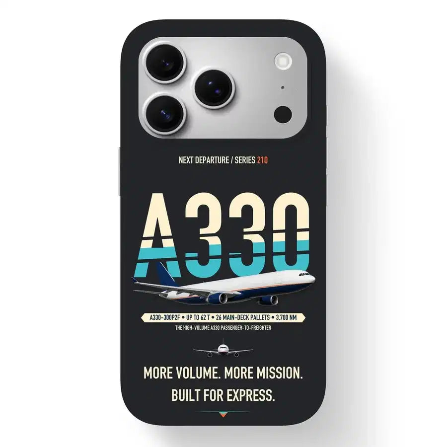 Airbus A330-300P2F Case design on black iphone case