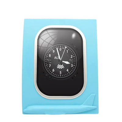 Airplane Instruments-Altitude aviation design on durable resin with glass face airplane window photo frame.
