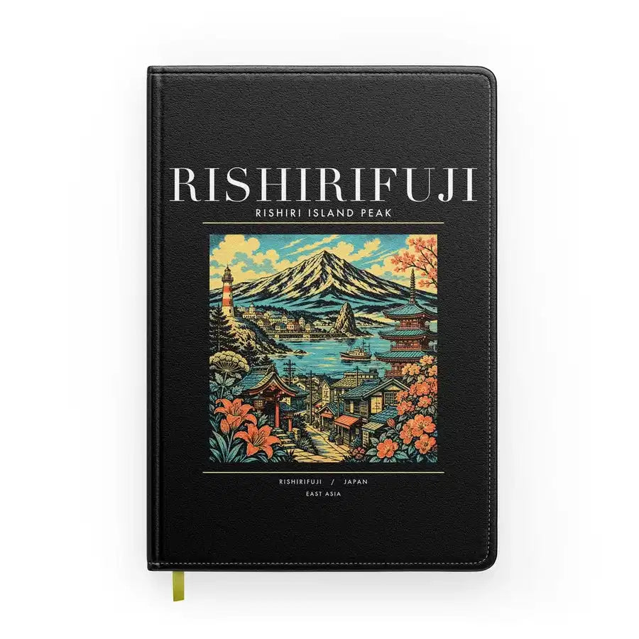 RISHIRIFUJI - Poster - Notebook - Black