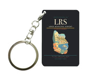 Thumbnail for Leros Municipal Airport (LRS) design on black key chain