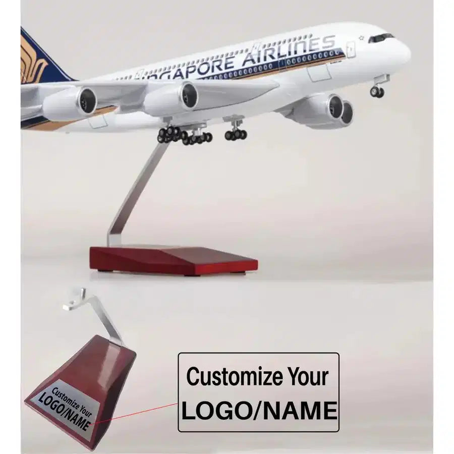 Singapore Airlines Airbus A380 Airplane Model (1/160 Scale