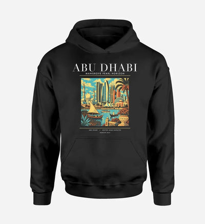 ABU DHABI - Poster - Premium Hoodie - Black