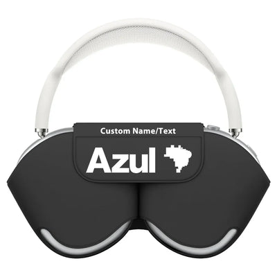 Azul Airlines aviation design on AirPods Max case for AirPods Max.