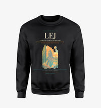 Thumbnail for Leipzig–Halle Airport (LEJ) design on black sweatshirt