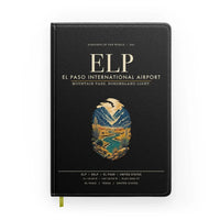 Thumbnail for El Paso International Airport (ELP) design on black notebook