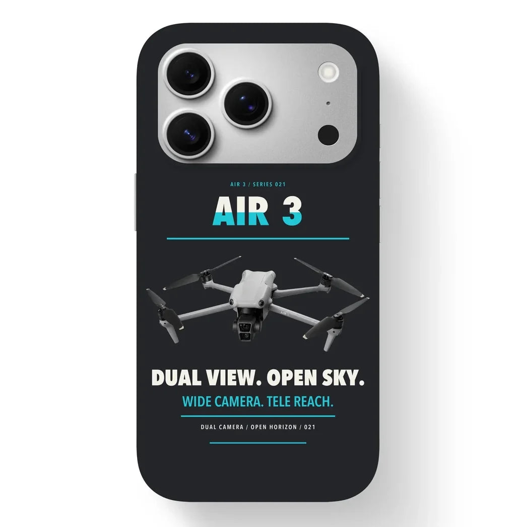 DJI Air 3 Case design on black iphone case