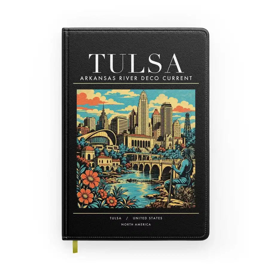 TULSA - Poster - Notebook - Black