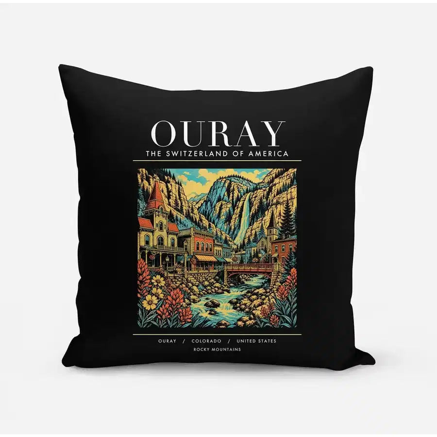 OURAY - Poster - Pillow - Black