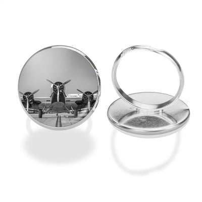 Face to Face to 3 Engine Old aviation ring in stainless steel.
