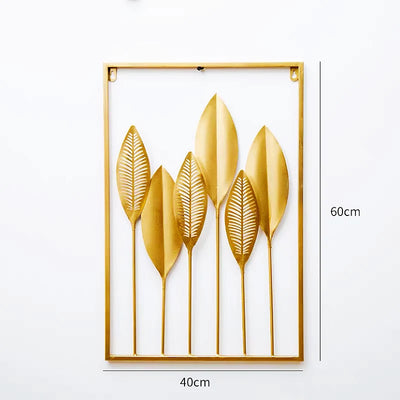 Pointed banana leaf Wall Decoration/Hanging: For Living Room aviation design on premium decorative material hanging wall deco.