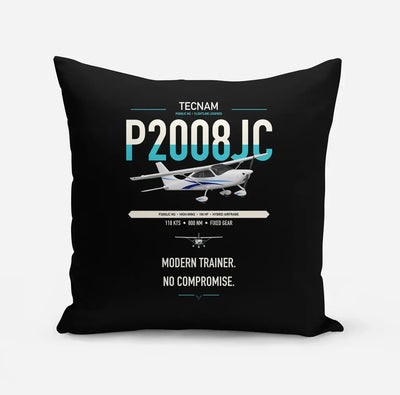 Tecnam P2008JC NG design on black pillow