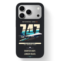 Thumbnail for Boeing 747SP design on black magsafe iphone case
