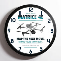 Thumbnail for DJI Matrice 4E design on white framed wall clock