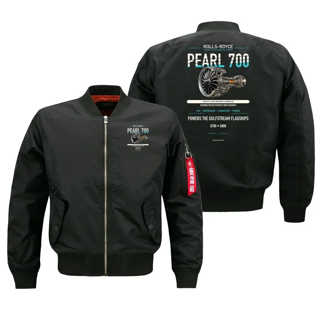 PEARL 700 design on black bomber