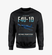 Thumbnail for F4U-1D Corsair design on black sweatshirt