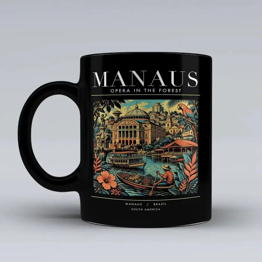 MANAUS - Poster - Mug - Black