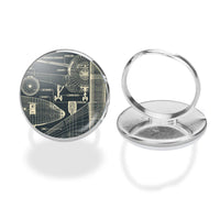 Thumbnail for Airplanes Fuselage & Details aviation ring in stainless steel.