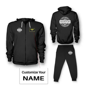 100 Original Aviator Zipped Hoodies & Sweatpants Set