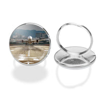 Thumbnail for Departing Boeing 787 Dreamliner aviation ring in stainless steel.